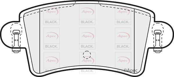 Brake Pad Set, disc brake (PAD1197B)