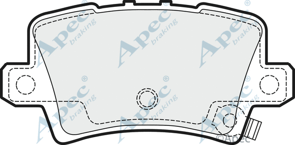 Brake Pad Set, disc brake (PAD1511)