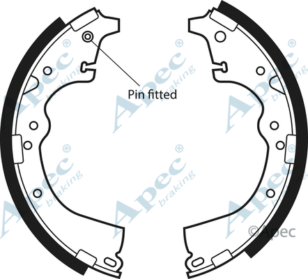 Brake Shoe Set (SHU425)