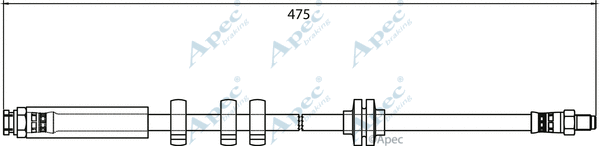 Brake Hose (HOS3978)
