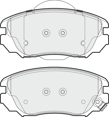 Brake Pad Set, disc brake (PD3257)