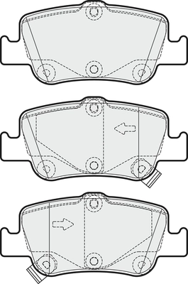 Brake Pad Set, disc brake (PD3251)