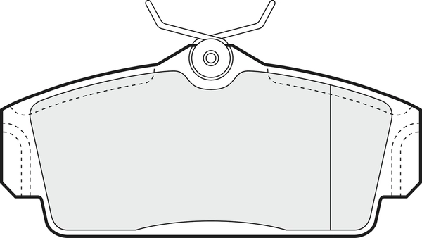 Brake Pad Set, disc brake (PD3042)