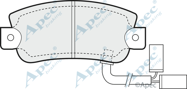 Brake Pad Set, disc brake (PAD633)