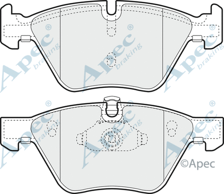 Brake Pad Set, disc brake (PAD1341)