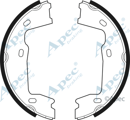 Brake Shoe Set, parking brake (SHU467)