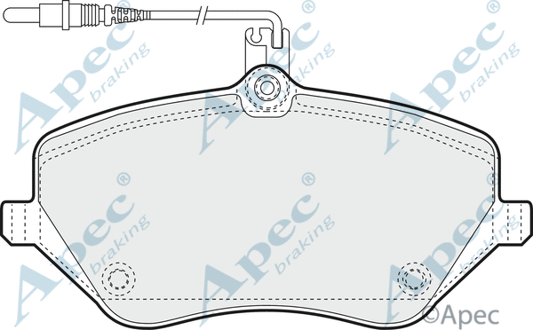 Brake Pad Set, disc brake (PAD1404)