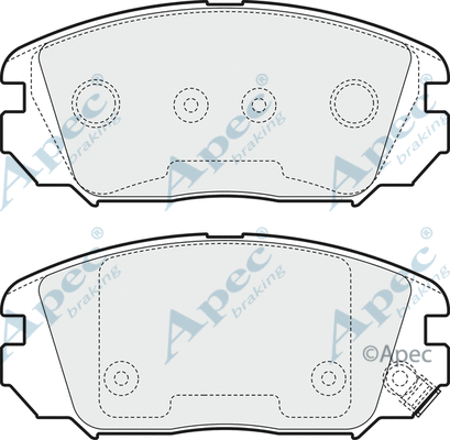 Brake Pad Set, disc brake (PAD1562)