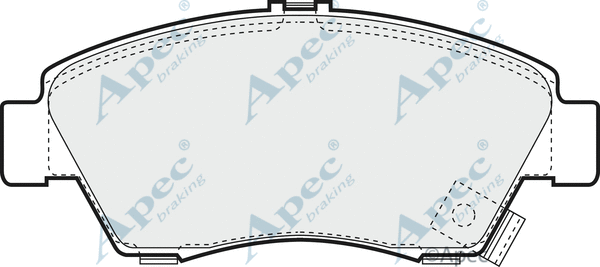 Brake Pad Set, disc brake (PAD815)