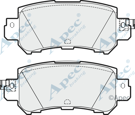Brake Pad Set, disc brake (PAD1916)