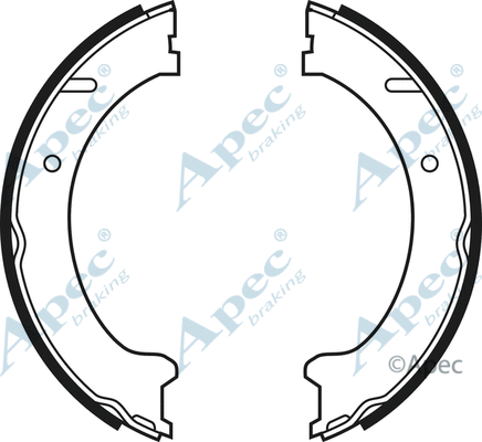 Brake Shoe Set, parking brake (SHU569)