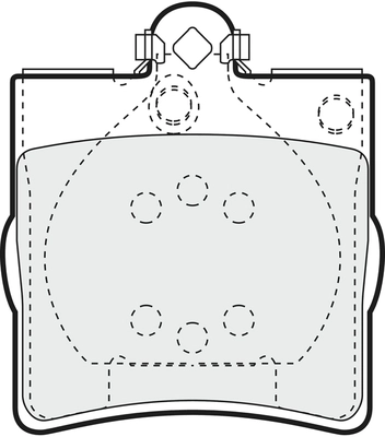 Brake Pad Set, disc brake (PD3036)