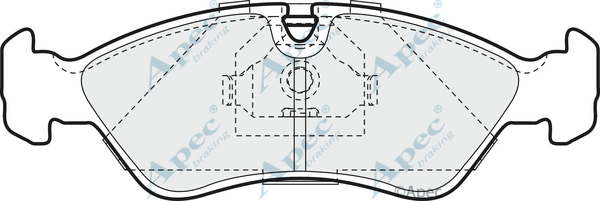 Brake Pad Set, disc brake (PAD892)