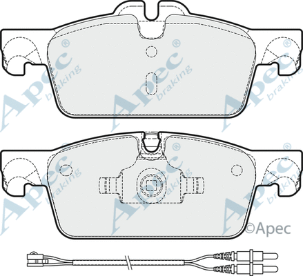 Brake Pad Set, disc brake (PAD1806)