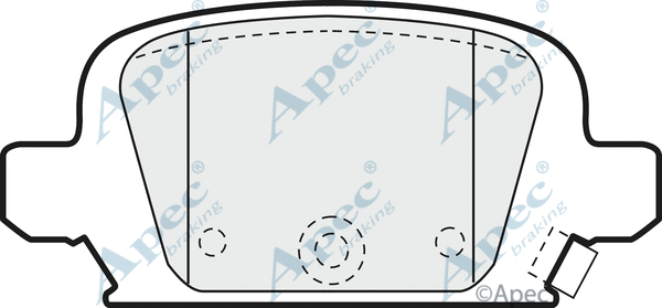 Brake Pad Set, disc brake (PAD1189)