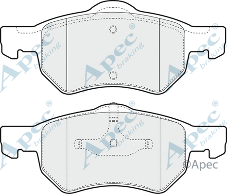 Brake Pad Set, disc brake (PAD1229)