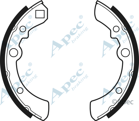 Brake Shoe Set (SHU25)