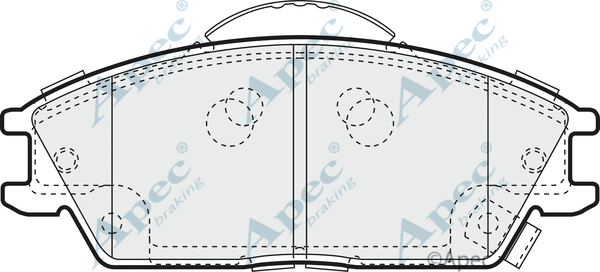 Brake Pad Set, disc brake (PAD1310)