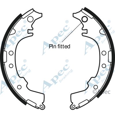 Brake Shoe Set (SHU566)