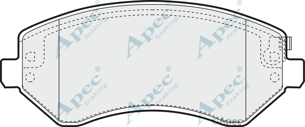 Brake Pad Set, disc brake (PAD1267)