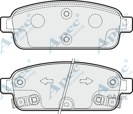 Brake Pad Set, disc brake (PAD1864)