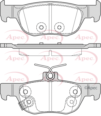 Brake Pad Set, disc brake (PAD2355)