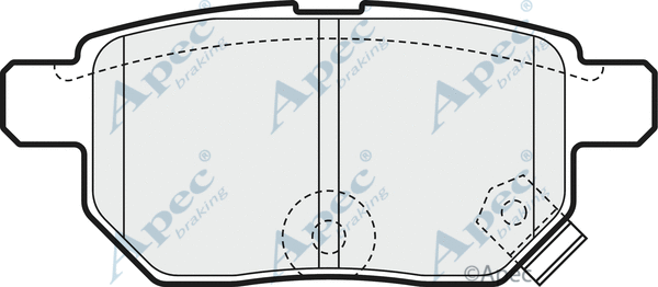 Brake Pad Set, disc brake (PAD1578)