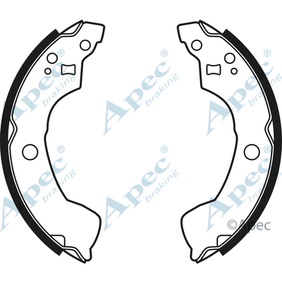 Brake Shoe Set (SHU664)