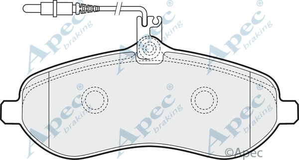 Brake Pad Set, disc brake (PAD1539)