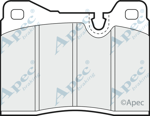 Brake Pad Set, disc brake (PAD303)