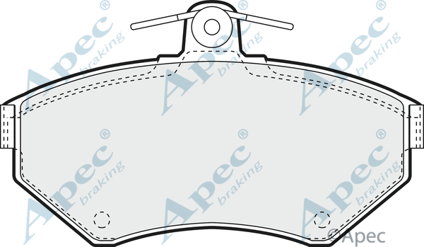 Brake Pad Set, disc brake (PAD961)