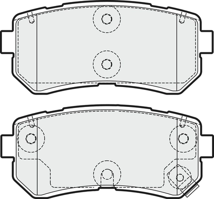 Brake Pad Set, disc brake (PD3825)