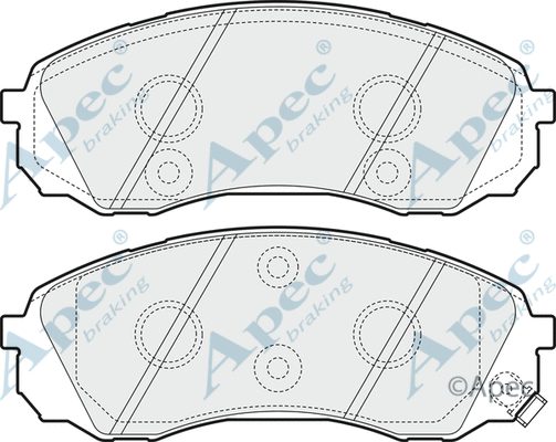 Brake Pad Set, disc brake (PAD1584)