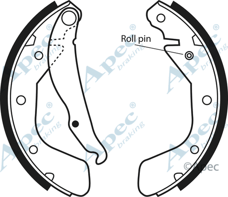 Brake Shoe Set (SHU492)