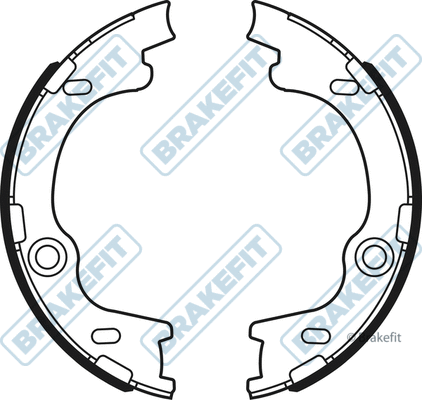Brake Shoe Set, parking brake (BSH1063)