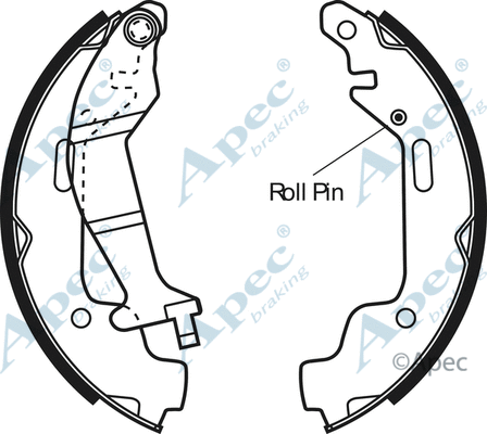 Brake Shoe Set (SHU633)