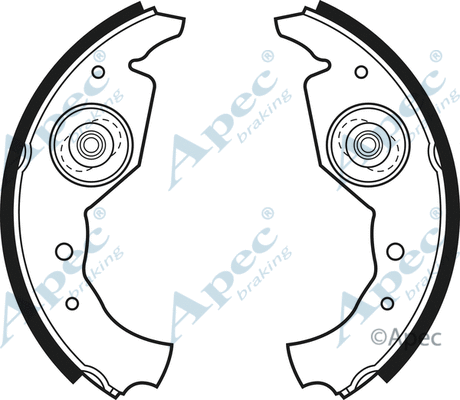 Brake Shoe Set (SHU461)