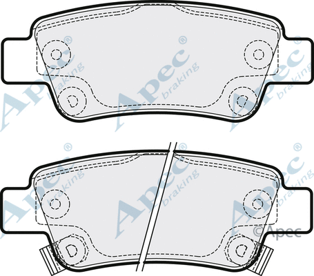 Brake Pad Set, disc brake (PAD1583)