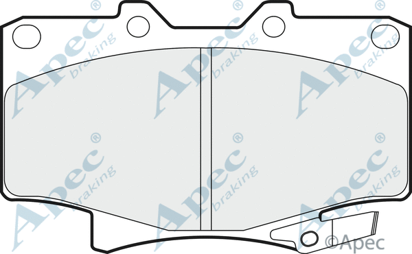 Brake Pad Set, disc brake (PAD861)