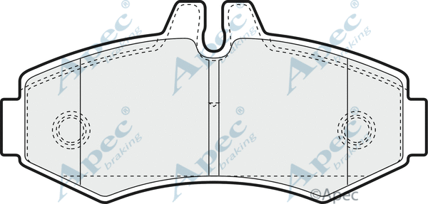 Brake Pad Set, disc brake (PAD1074)