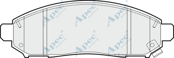 Brake Pad Set, disc brake (PAD1490)