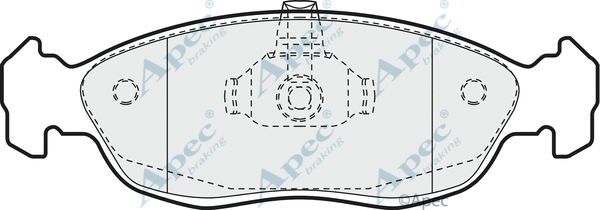 Brake Pad Set, disc brake (PAD951)