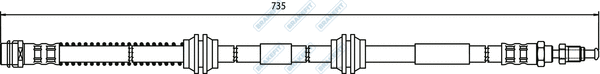 Brake Hose (BHO4198)