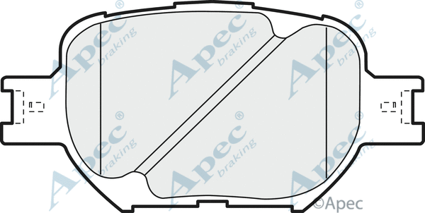 Brake Pad Set, disc brake (PAD1180)