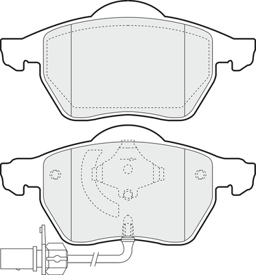 Brake Pad Set, disc brake (PD3015)