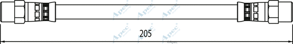Brake Hose (HOS4107)