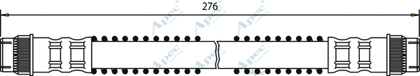 Brake Hose (HOS3242)
