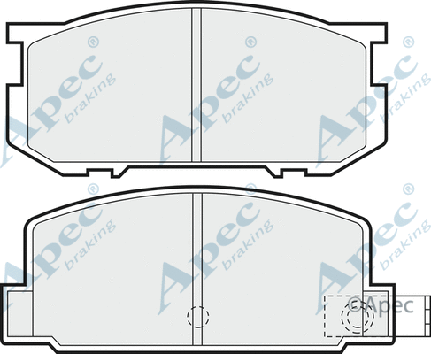 Brake Pad Set, disc brake (PAD332)