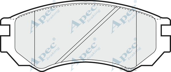 Brake Pad Set, disc brake (PAD790)