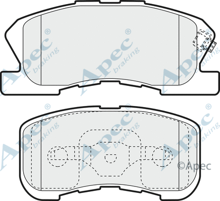 Brake Pad Set, disc brake (PAD1148)